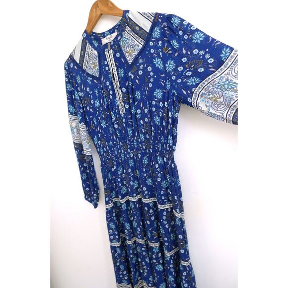 SEA NEW YORK Penelope Paisley Tiered Viscose Midi Dress Net-A-Porter XS $395 - Picture 5 of 12